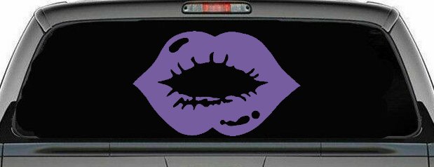 Women or Girl Lips Car or Truck Window Decal Sticker
