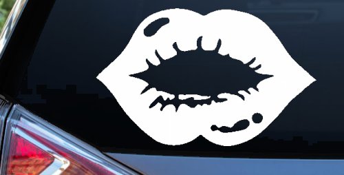 Women or Girl Lips Car or Truck Window Decal Sticker