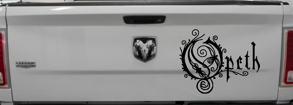 Opeth Band Car or Truck Window Decal Sticker (Black)
