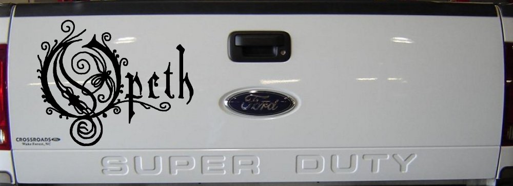 Opeth Band Car or Truck Window Decal Sticker (Black)