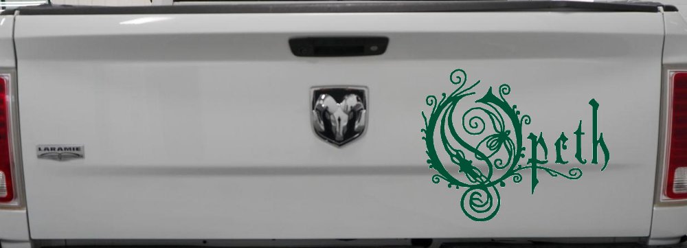 Opeth Band Vinyl Decal Sticker for Car Truck Window Decor (Dark Green)