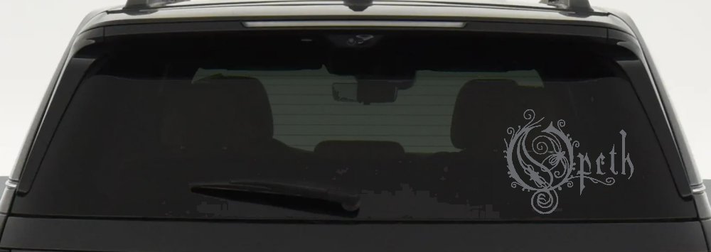 Opeth Band Car or Truck Window Decal Sticker (Silver)