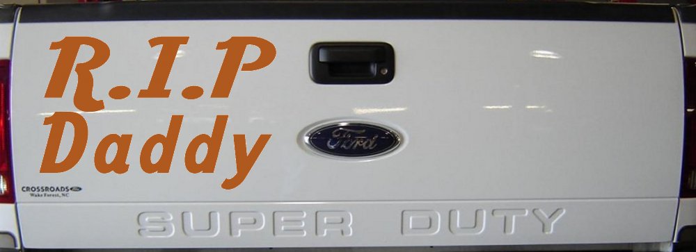 RIP Daddy Car or Truck Window Decal Sticker