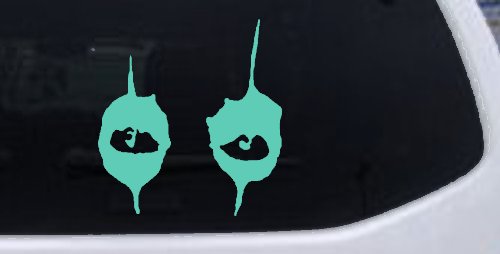 Cooper Eyes Car or Truck Window Decal Sticker (Mint)