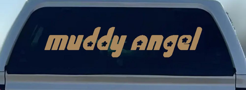 Muddy Angel Off Road Car or Truck Window Decal Sticker