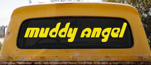 Muddy Angel Off Road Car or Truck Window Decal Sticker