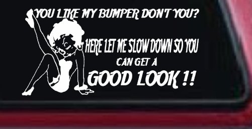 Awesome Bumper Style Boost Your Car's Look Today (White)