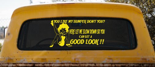 Awesome Bumper Style Boost Your Car's Look Today (Yellow)