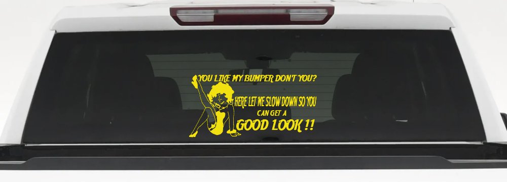 Like my Bumper (Yellow)