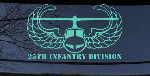 25th Infantry Division Airborne Air Assault Helicopter Car or Truck Window Decal Sticker (Mint)