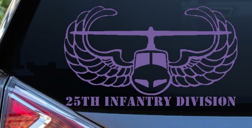 25th Infantry Division Airborne Air Assault Helicopter Car or Truck Window Decal Sticker