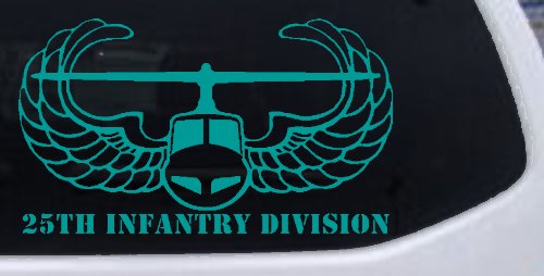 25th Infantry Division Airborne Air Assault Helicopter Car or Truck Window Decal Sticker