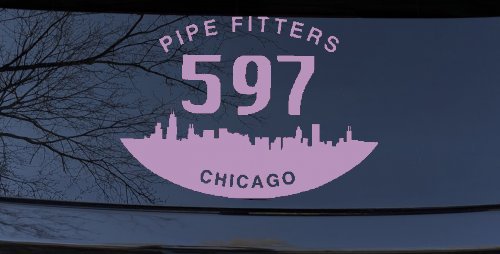 Pipe Fitters Local 597 Car or Truck Window Decal Sticker