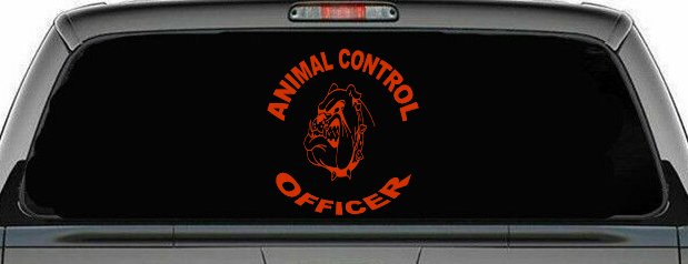 Animal Control Officer Car or Truck Window Decal Sticker