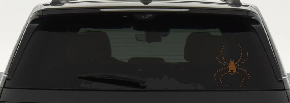 Black Widow Spider Car or Truck Window Decal Sticker