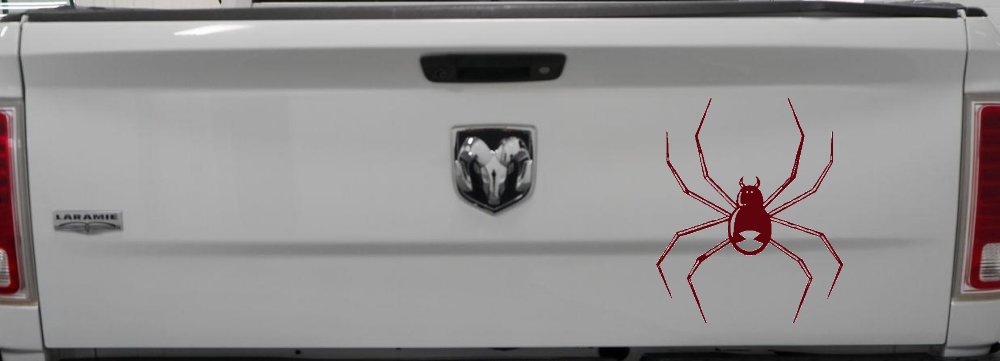 Black Widow Spider Car or Truck Window Decal Sticker