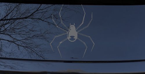 Black Widow Spider Car or Truck Window Decal Sticker