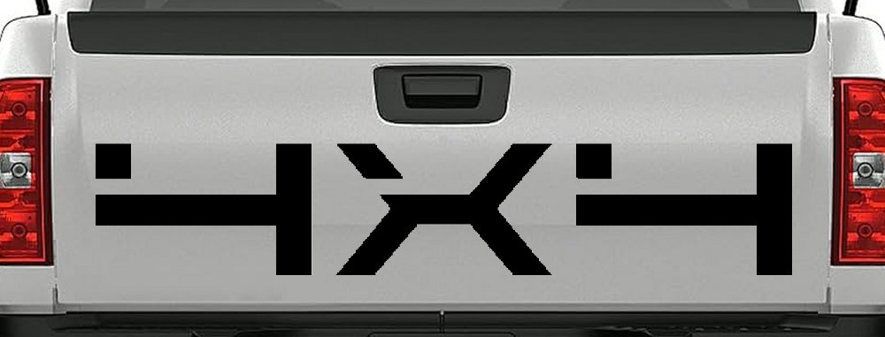 4 x 4 Off Road Car or Truck Window Vinyl Decal Sticker (Black)