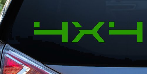 4 x 4 Off Road Car or Truck Window Decal Sticker