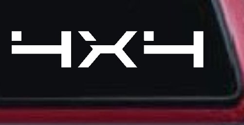 4 x 4 Off Road Car or Truck Window Decal Sticker (White)