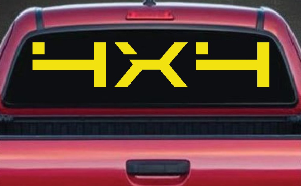 4 x 4 Off Road Car or Truck Window Decal Sticker