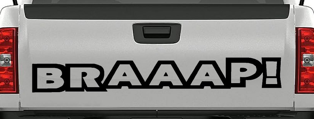 BRAAAP Car or Truck Window Decal Sticker