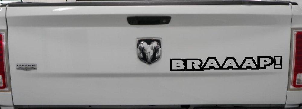 BRAAAP Car or Truck Window Decal Sticker