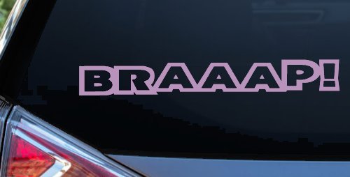 BRAAAP Car or Truck Window Decal Sticker (Lilac)