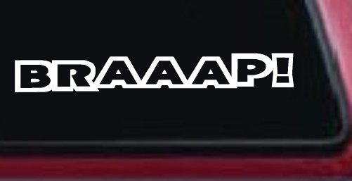 BRAAAP Car or Truck Window Decal Sticker