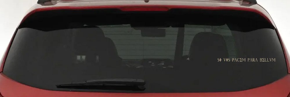 Si Vis Pacem Para Bellum If You Want Peace Prepare For War Car or Truck Window Decal Sticker