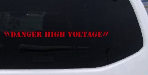Danger High Voltage Car or Truck Window Decal Sticker
