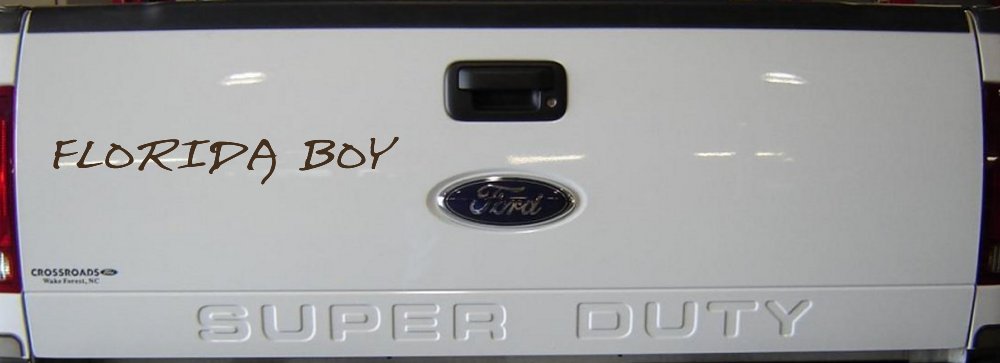Florida Boy Car or Truck Window Decal Sticker (Brown)