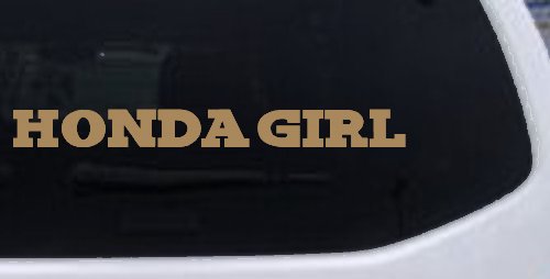 Honda Girl Car or Truck Window Decal Sticker