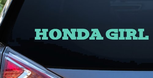 Honda Girl Car or Truck Window Decal Sticker