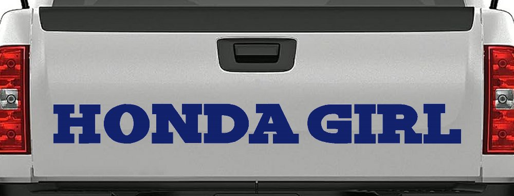 Honda Girl Car or Truck Window Decal Sticker