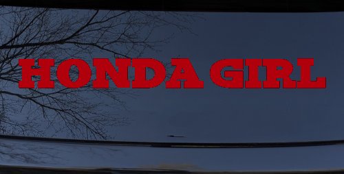 Honda Girl Car or Truck Window Decal Sticker