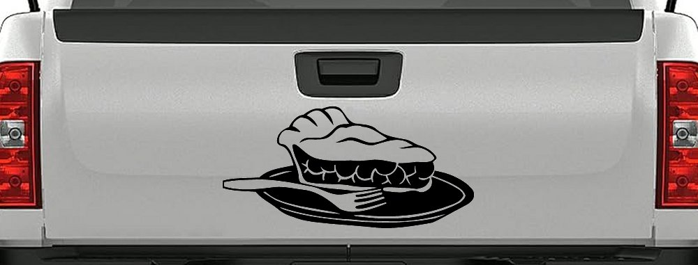 Slice of Pie Restaurant Window Lettering  Business Car or Truck Window Decal Sticker