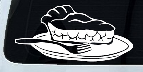 Slice of Pie Restaurant Window Lettering  Business Car or Truck Window Decal Sticker