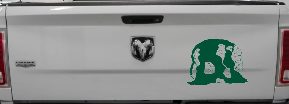 Biscuit and Gravy Business Window Lettering Sign Car or Truck Window Decal Sticker (Dark Green)