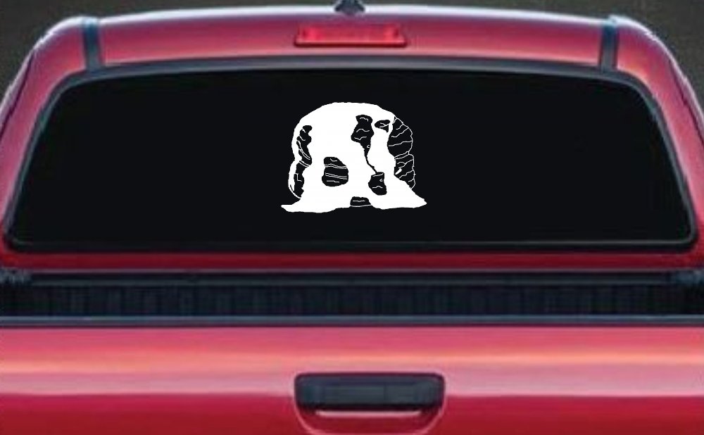 Biscuit and Gravy Business Window Lettering Sign Car or Truck Window Vinyl Decal Sticker (White)