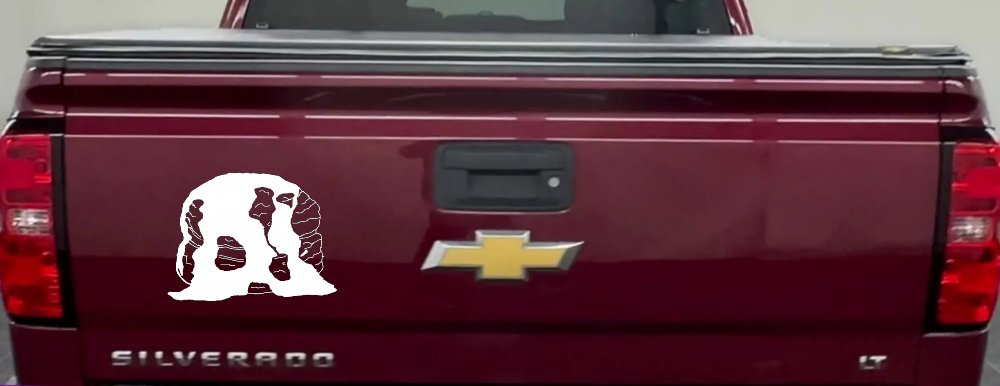 Biscuit and Gravy Business Window Lettering Sign Car or Truck Window Decal Sticker (White)