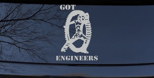Got Engineers Car or Truck Window Decal Sticker (Light Gray)