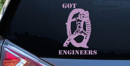 Got Engineers Car or Truck Window Vinyl Decal Sticker (Lilac)