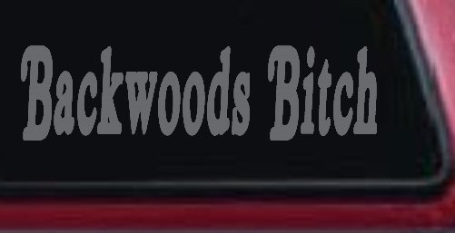 Backwoods Bitch Country Car or Truck Window Decal Sticker