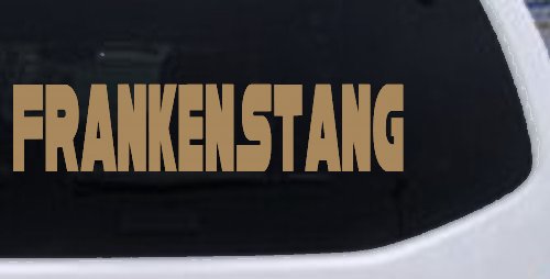 Frankenstang Car or Truck Window Decal Sticker (Light Brown)