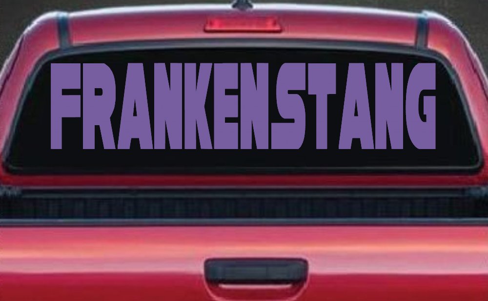 Frankenstang Car or Truck Window Decal Sticker