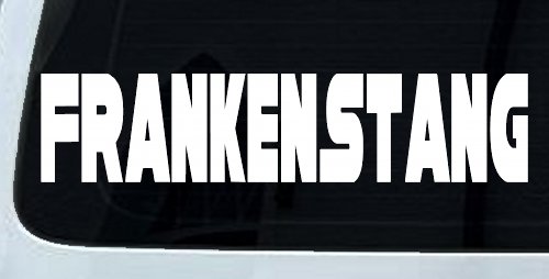Frankenstang Car or Truck Window Vinyl Decal Sticker (White)