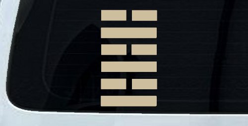 Snake Eyes GI Joe Car or Truck Window Decal Sticker (Desert Sand)