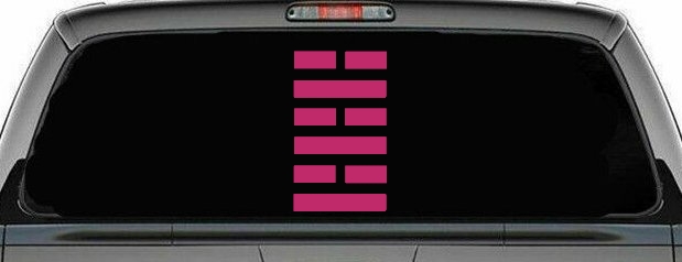 Snake Eyes GI Joe Car or Truck Window Decal Sticker