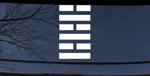 Snake Eyes GI Joe Car or Truck Window Decal Sticker